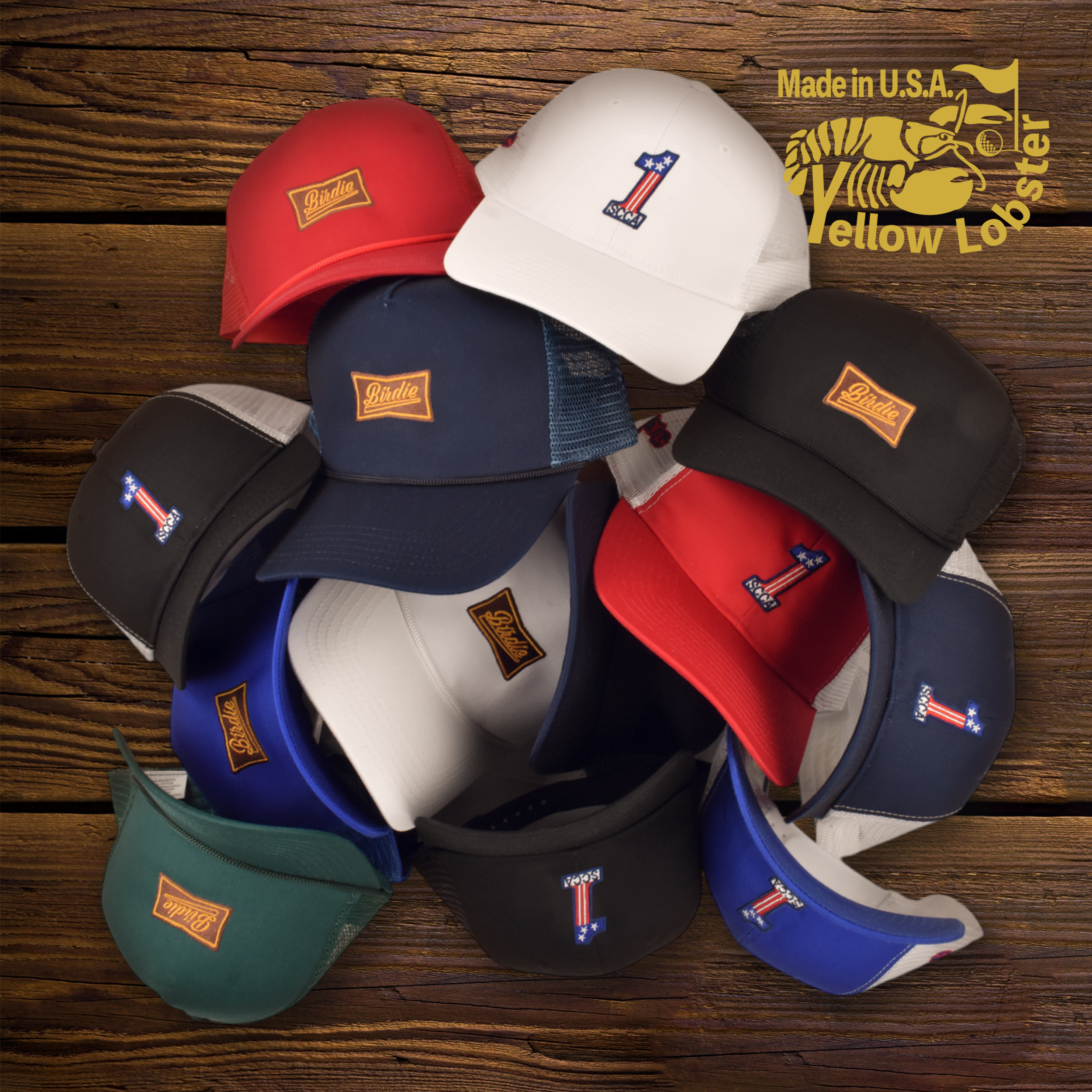 【NEW】2025SS Yellowlobster 1ポイント LOGOメッシュキャップ