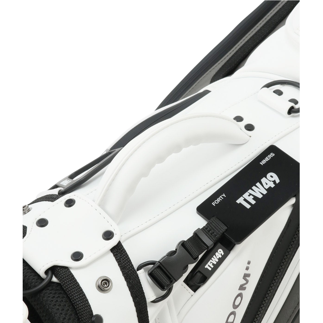【TFW49】T132610004 キャディバッグ WHITExGREY(TFW-T132610004)