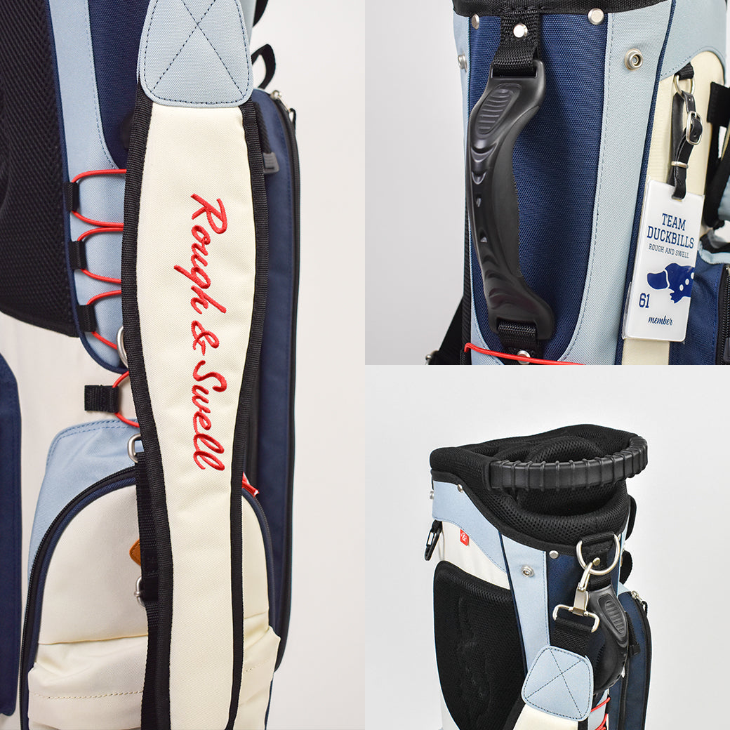 【rough&swell】MOUNTAIN CADDY キャディバッグ IVORY (ROU-RSA26014)