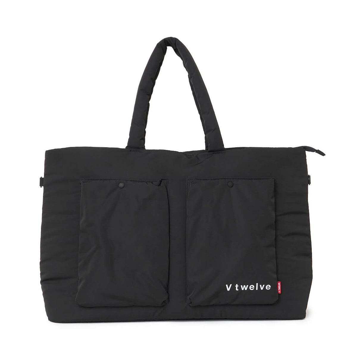 V12 KNOT BIG TOTE BLACK