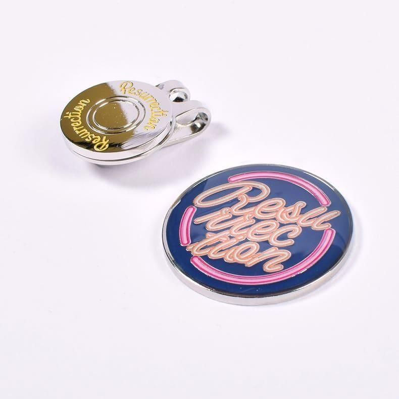 【Resurrection】クリップマーカー (ネオンロゴ) NAVY