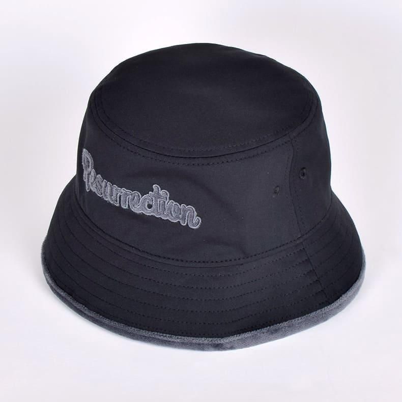 【Resurrection】ベロアブリムバケットハット BLACK(ZZRES-BF34HAT01)