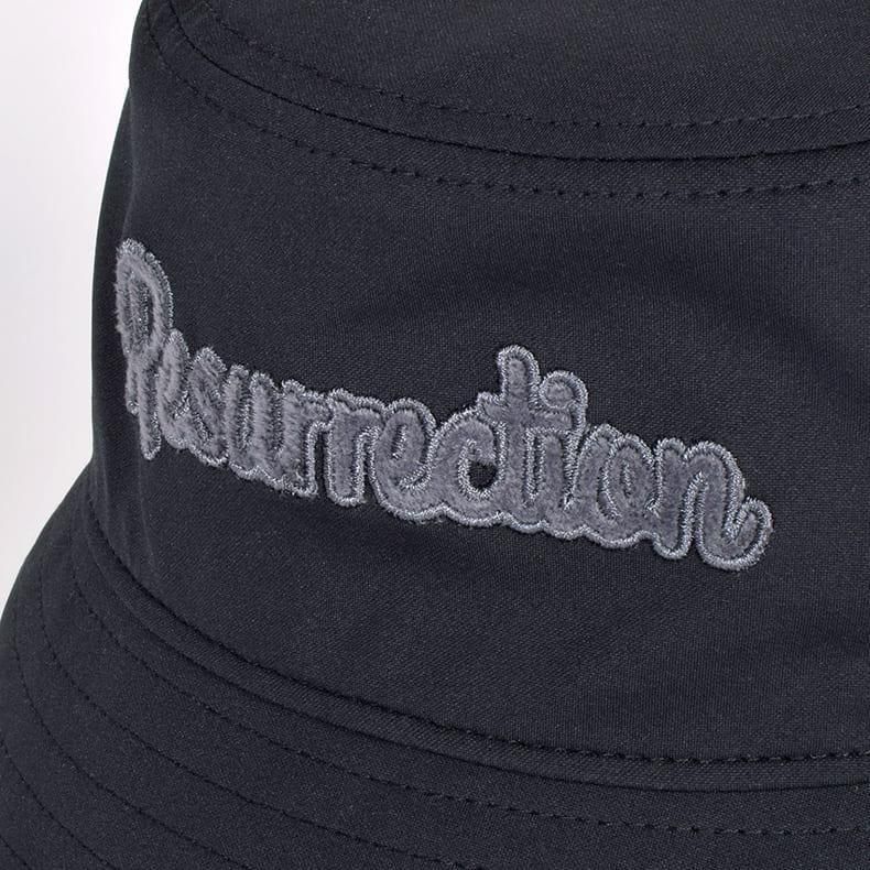 【Resurrection】ベロアブリムバケットハット BLACK(ZZRES-BF34HAT01)