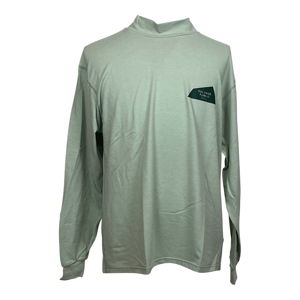 【SALVAGE PUBLIC】サルベージパブリック Honu Mockneck L/S(PARADISE NOW) セージ Lサイズ(SVKA3020)