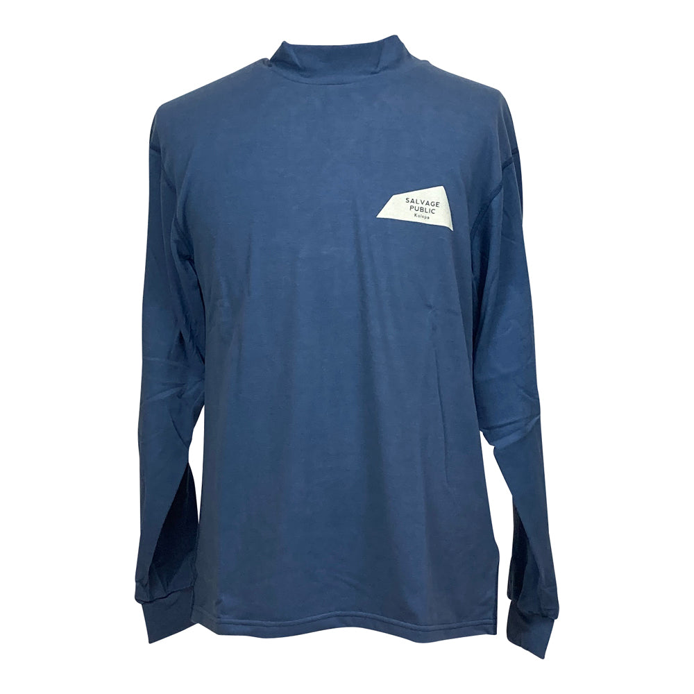 【SALVAGE PUBLIC】サルベージパブリック Honu Mockneck L/S(PARADISE NOW) ブルー S・M・Lサイズ(SVKA3020)