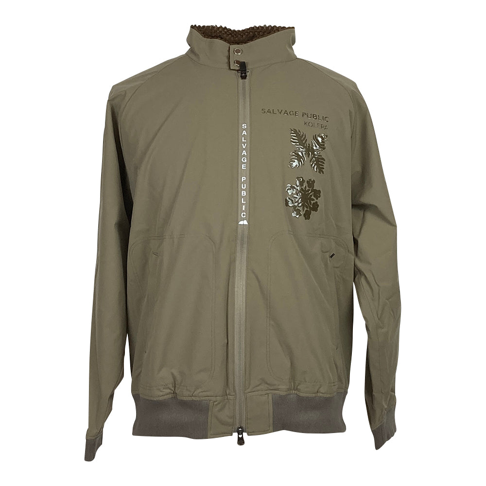 【SALVAGE PUBLIC】サルベージパブリック パブリック Malino Harrington ストレッチ ジャケット グレージュ S サイズ(SVKA3026)