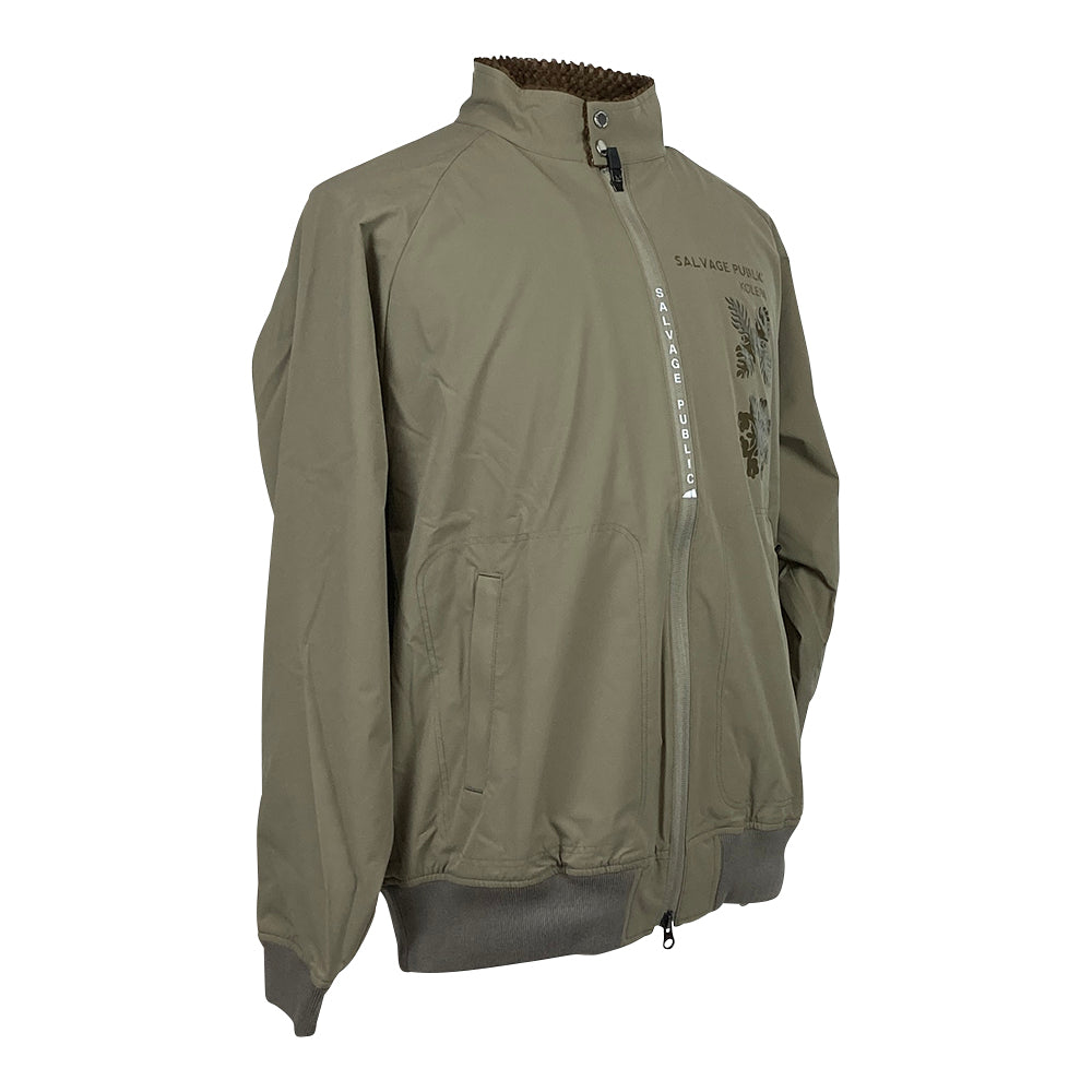 【SALVAGE PUBLIC】サルベージパブリック パブリック Malino Harrington ストレッチ ジャケット グレージュ S サイズ(SVKA3026)
