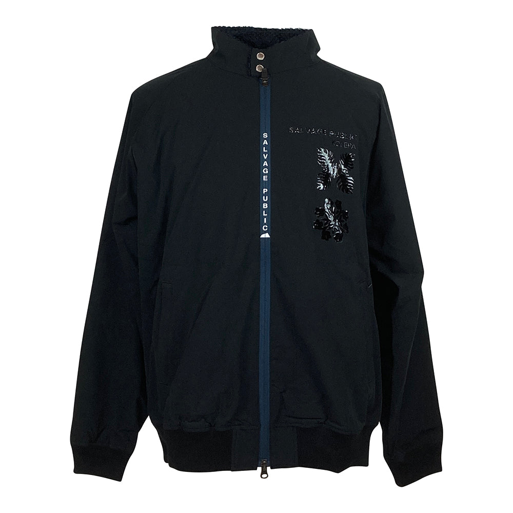 【SALVAGE PUBLIC】サルベージパブリック パブリック Malino Harrington ストレッチ ジャケット ブラック Lサイズ(SVKA3026)