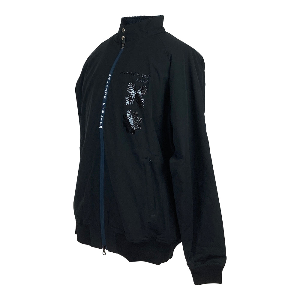 【SALVAGE PUBLIC】サルベージパブリック パブリック Malino Harrington ストレッチ ジャケット ブラック Lサイズ(SVKA3026)