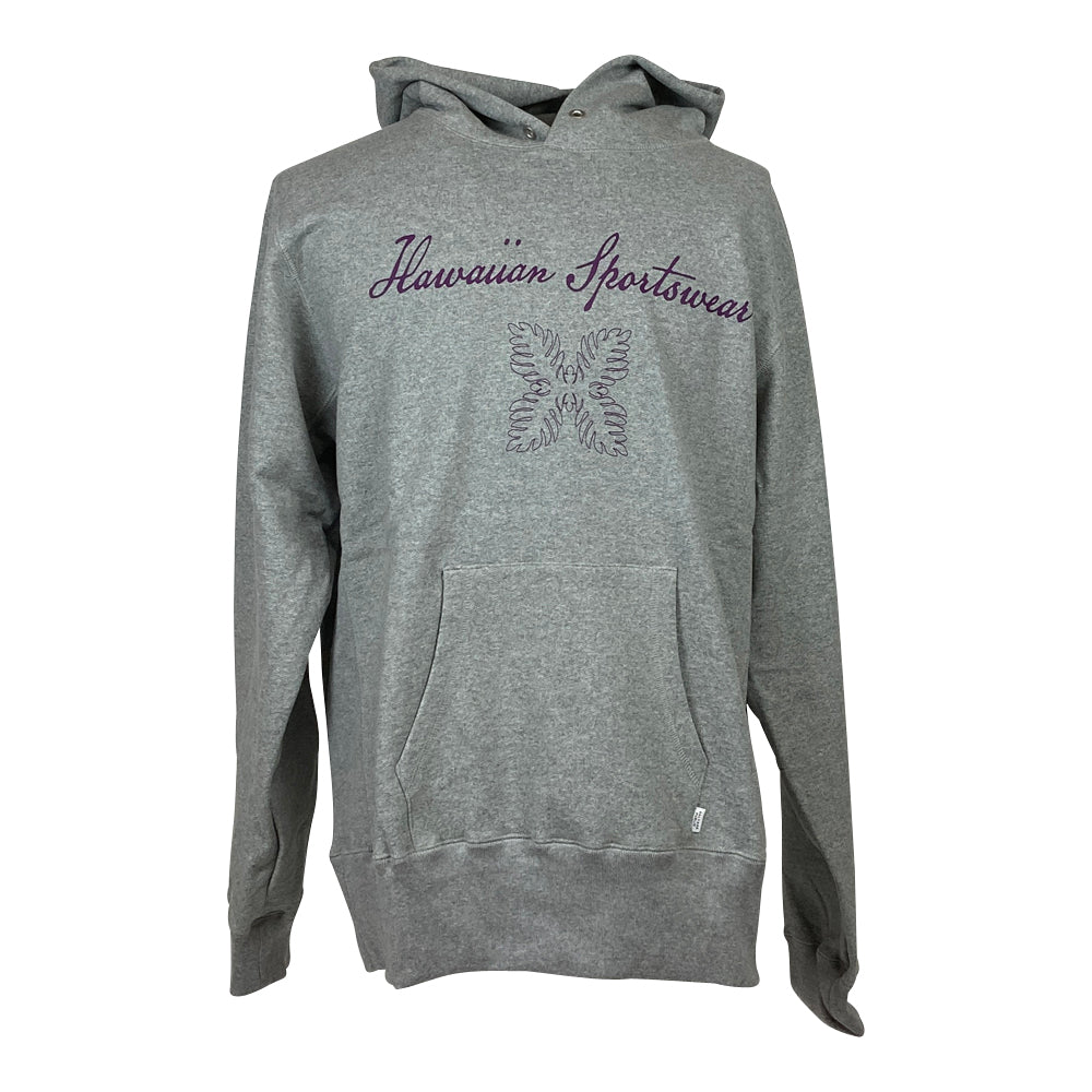 【SALVAGE PUBLIC】サルベージパブリック パブリック パーカー SALVAGE PUBLIC Pullover Hoodie(Hawaiian sportswear) ヘザーグレー S・M・Lサイズ(SV3AW009)