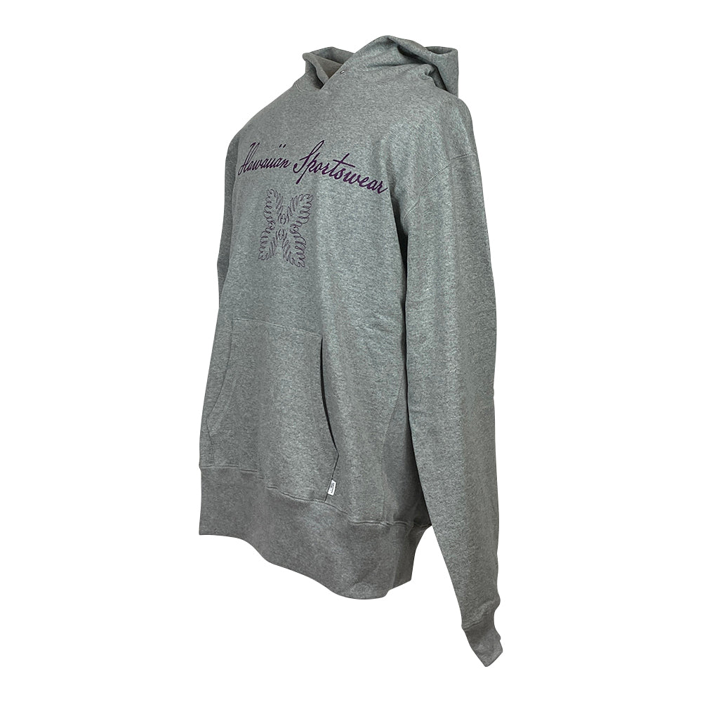 【SALVAGE PUBLIC】サルベージパブリック パブリック パーカー SALVAGE PUBLIC Pullover Hoodie(Hawaiian sportswear) ヘザーグレー S・M・Lサイズ(SV3AW009)