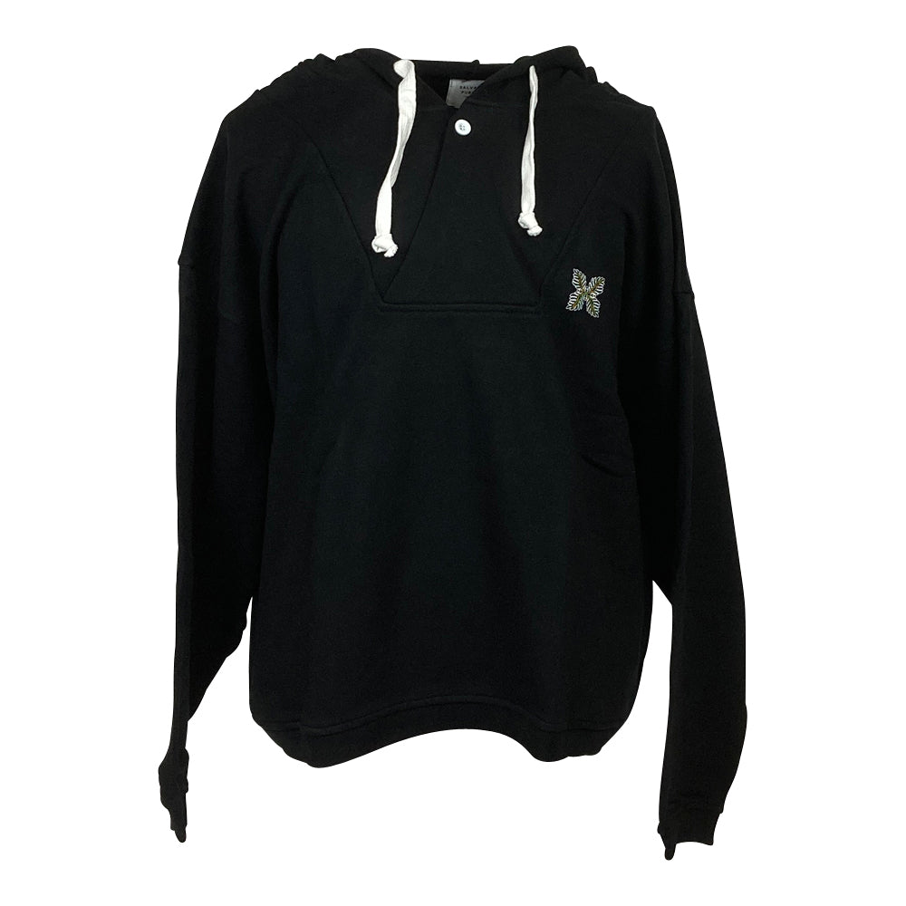 【SALVAGE PUBLIC】サルベージパブリック NAUTICAL hoodie(Laua'e) ブラック S・Mサイズ(SV3AW006)