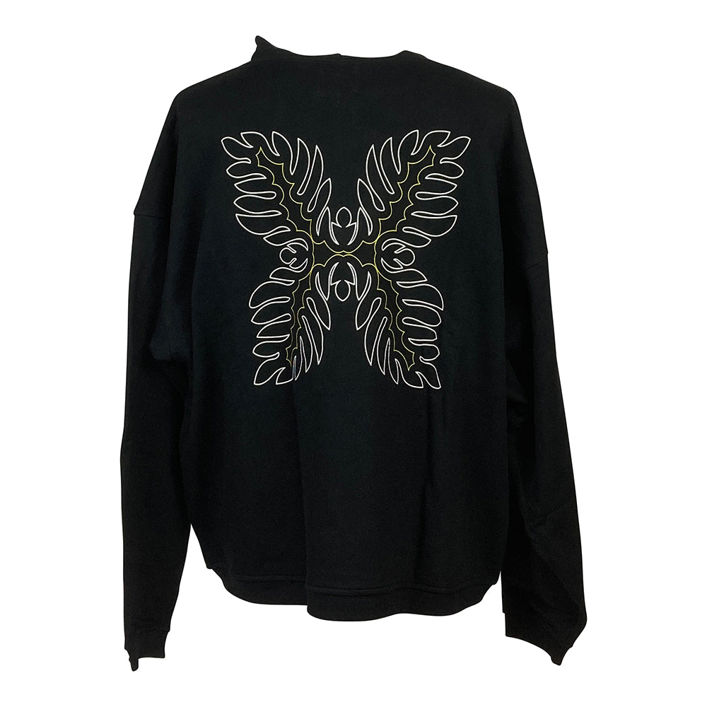 【SALVAGE PUBLIC】サルベージパブリック NAUTICAL hoodie(Laua'e) ブラック S・Mサイズ(SV3AW006)