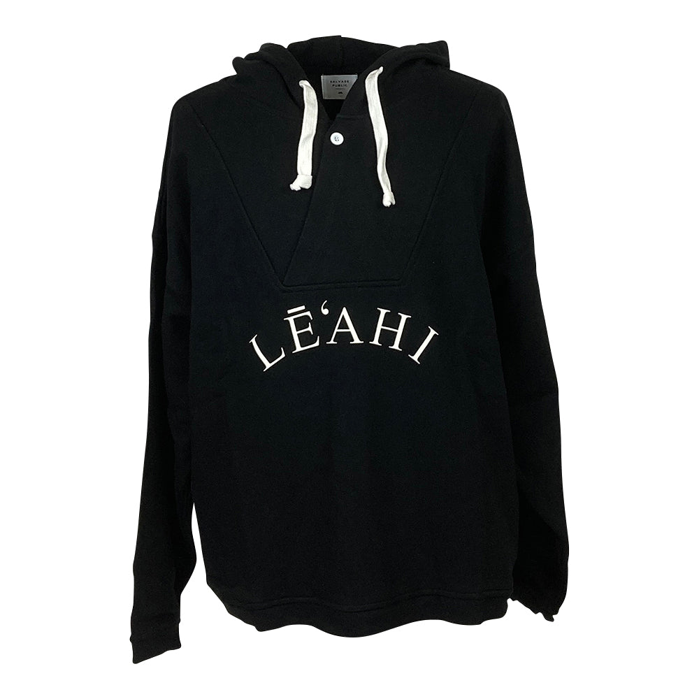 【SALVAGE PUBLIC】サルベージパブリック "NAUTICAL Hoodie(LE’AHI)" ブラック S・Mサイズ(SV3AW005)