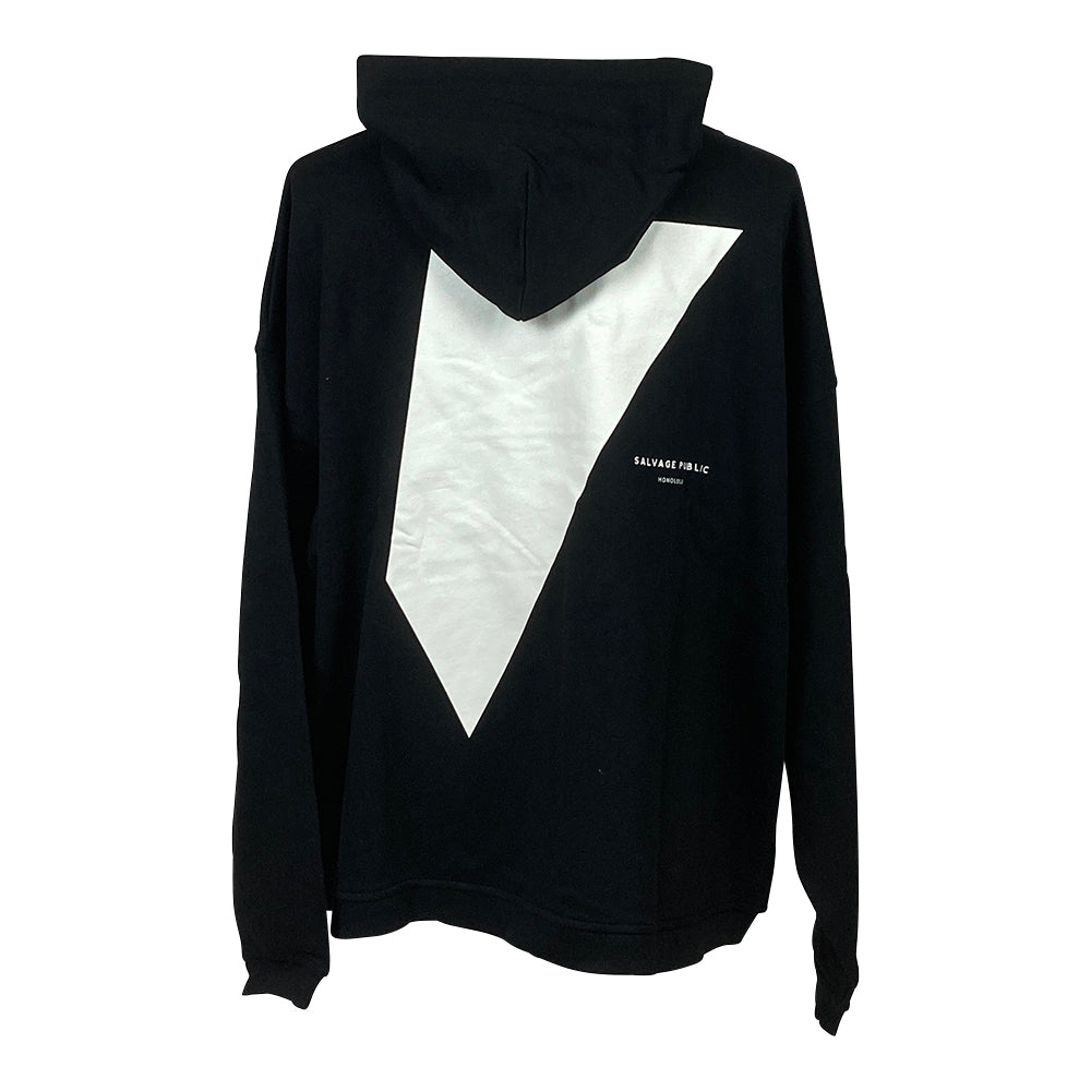 【SALVAGE PUBLIC】サルベージパブリック "NAUTICAL Hoodie(LE’AHI)" ブラック S・Mサイズ(SV3AW005)