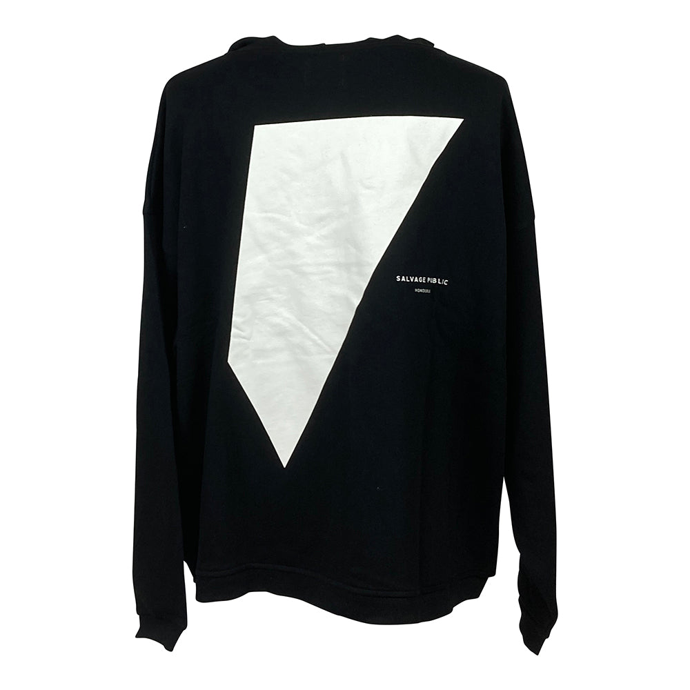 【SALVAGE PUBLIC】サルベージパブリック "NAUTICAL Hoodie(LE’AHI)" ブラック S・Mサイズ(SV3AW005)