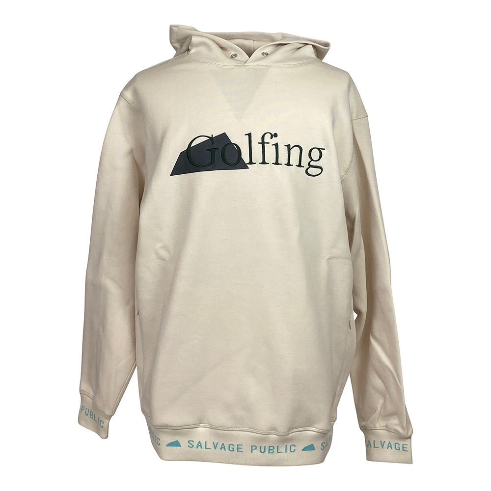 【SALVAGE PUBLIC】サルベージパブリック Olu'Olu Organic Cardboard Knit P/O パーカー マカダミア S・M・Lサイズ(SVKS3009)
