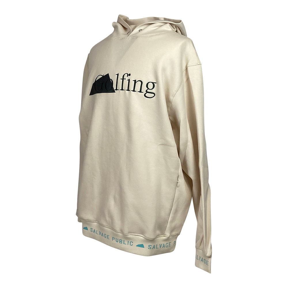 【SALVAGE PUBLIC】サルベージパブリック Olu'Olu Organic Cardboard Knit P/O パーカー マカダミア S・M・Lサイズ(SVKS3009)
