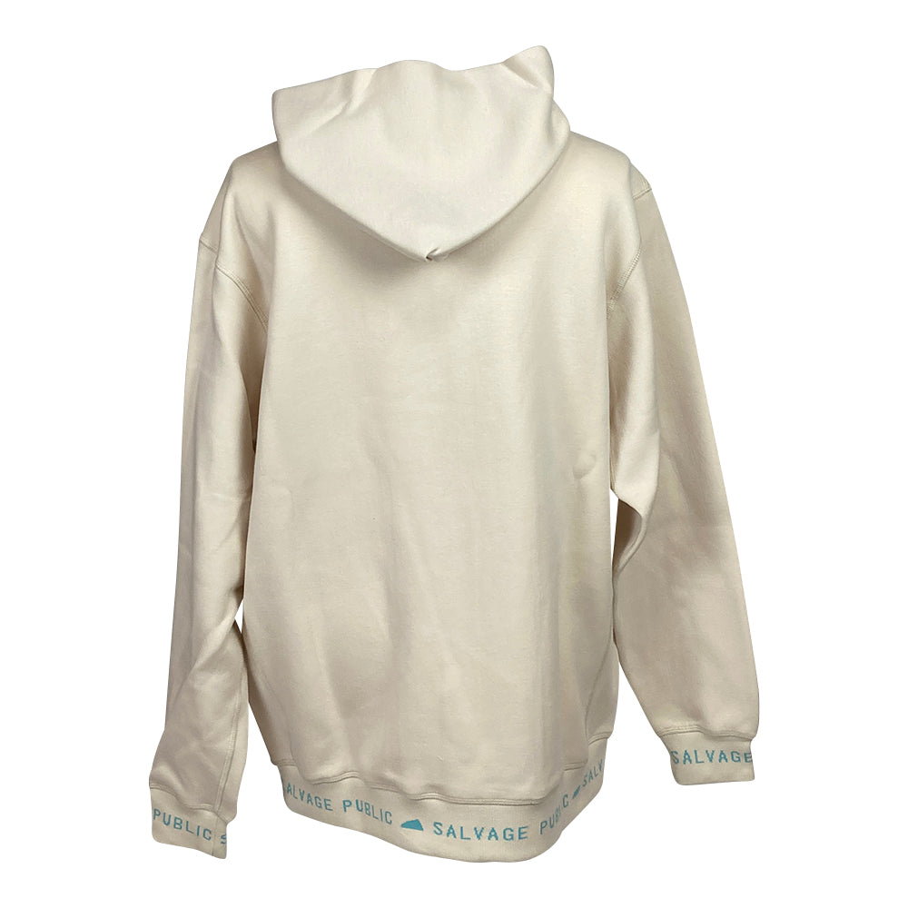 【SALVAGE PUBLIC】サルベージパブリック Olu'Olu Organic Cardboard Knit P/O パーカー マカダミア S・M・Lサイズ(SVKS3009)