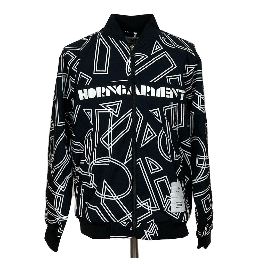 【HORN GARMENT】MEN'S ADialogue Stretch Bomber ボンバージャケット ブラック M・Lサイズ(HCM-2C-AD03)