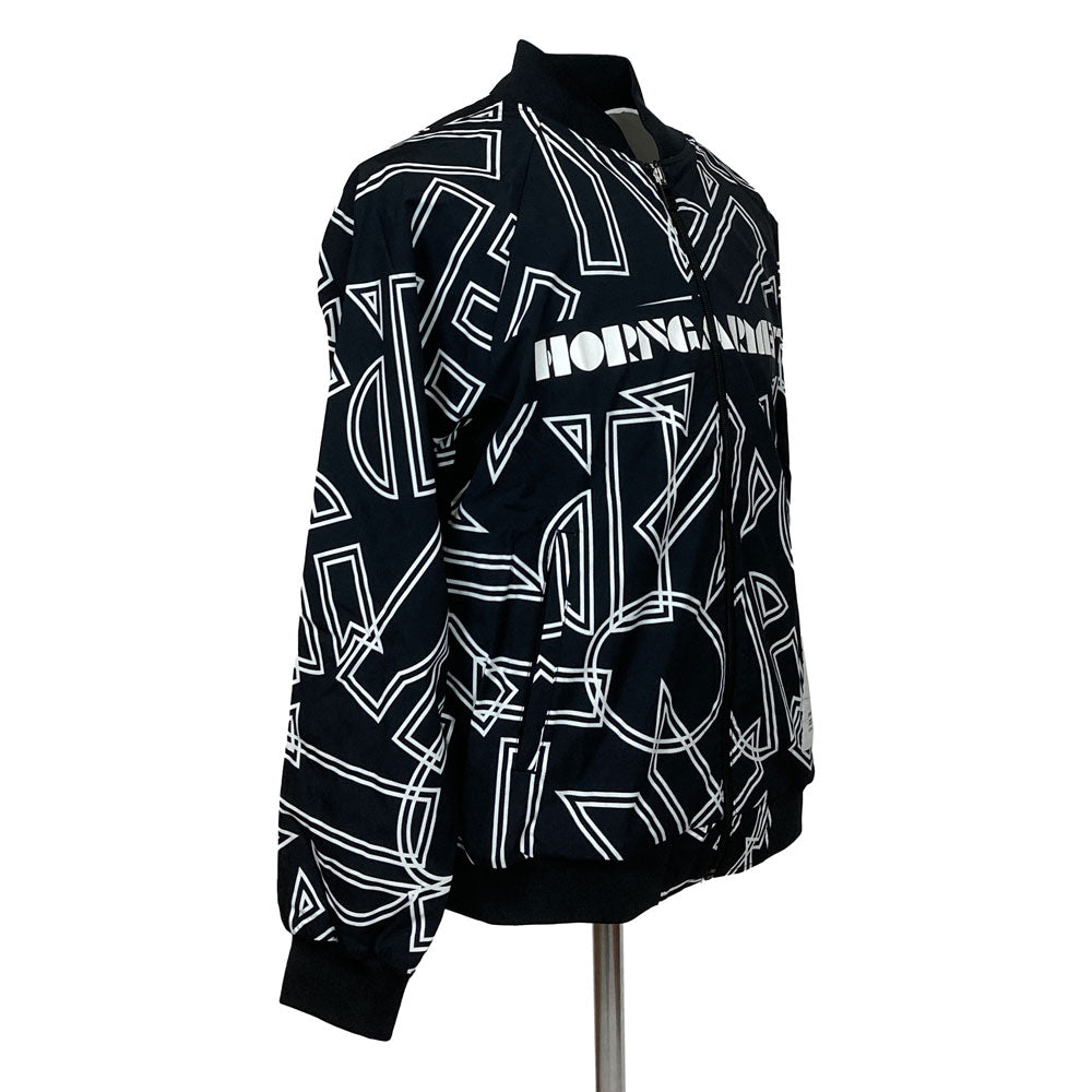 【HORN GARMENT】MEN'S ADialogue Stretch Bomber ボンバージャケット ブラック M・Lサイズ(HCM-2C-AD03)
