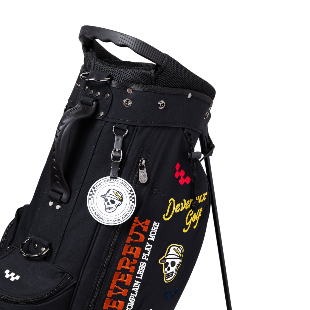 【DEVEREUX GOLF】DVG PIONEER TOWN Logo Assorted CADDI 05 キャディバッグ(DVR-075764811)