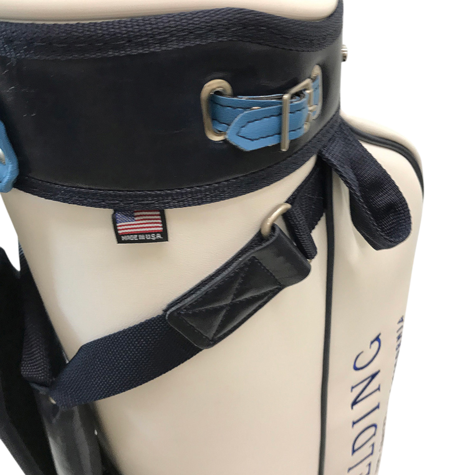 【BELDING】キャディバッグ 8.5インチ ブッシュワーカー RX(8.5インチ)ホワイト・エスプリ/マリーン・グレーズ   (model : HBCB-850148)