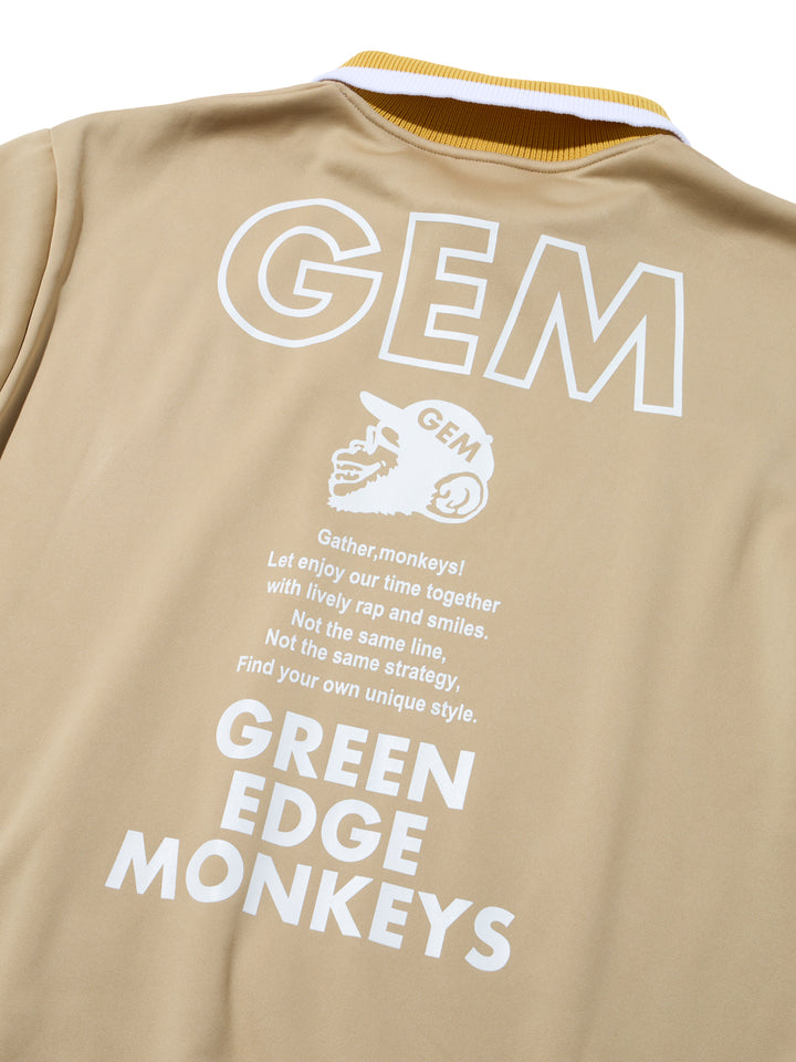 【GREEN EDGE MONKEYS】アシメトリーニット襟 ベージュ(ZZGEM-50363003)