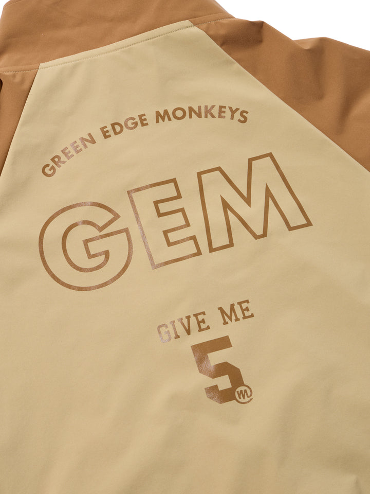 【GREEN EDGE MONKEYS】ブルゾン バックプリント ベージュ(ZZGEM-50364001)