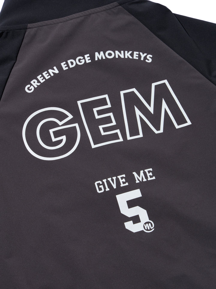 【GREEN EDGE MONKEYS】ブルゾン バックプリント グレー(ZZGEM-50364001)