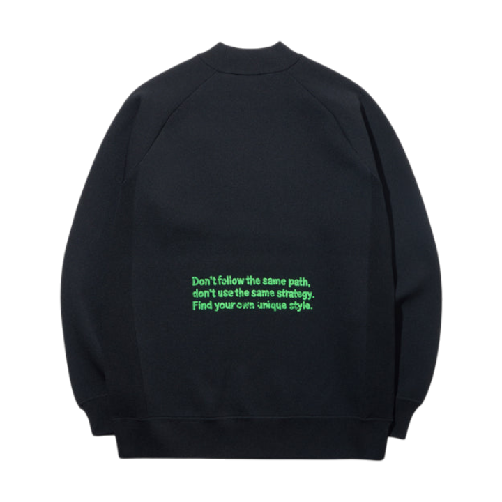 公式サイト商品一覧に掲載なし【GREEN EDGE MONKEYS】起毛ニット モックネック ブラック(ZZGEM-60363009)