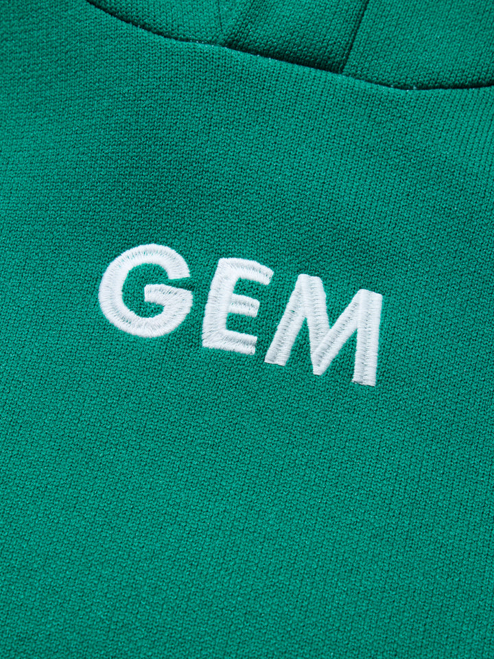 【GREEN EDGE MONKEYS】起毛ニットパーカー グリーン(ZZGEM-60363010)