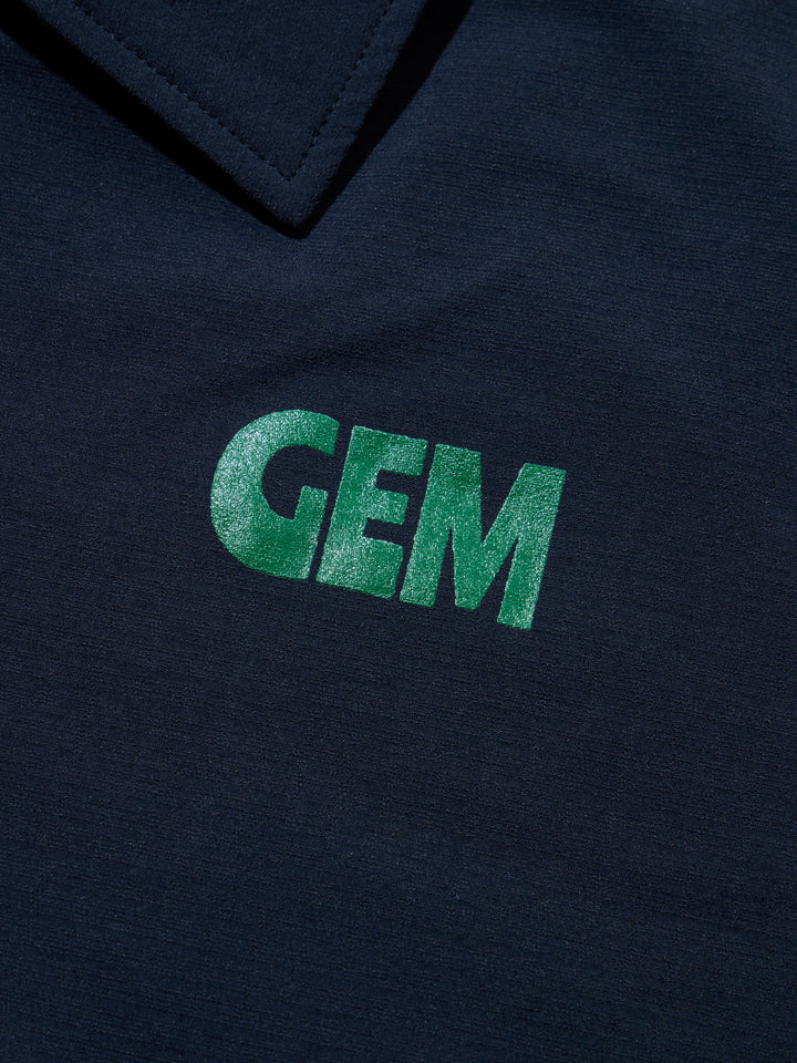 【GREEN EDGE MONKEYS】フリース コーチジャケット ブラック(ZZGEM-60364001)