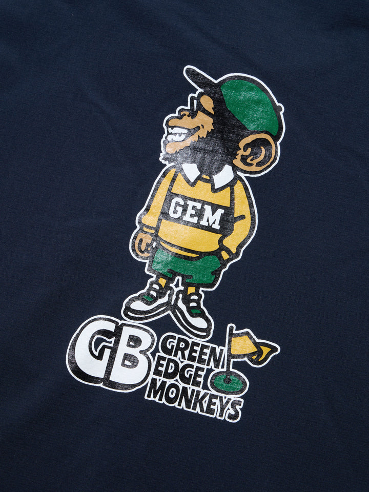 【GREEN EDGE MONKEYS】フリース コーチジャケット ブラック(ZZGEM-60364001)