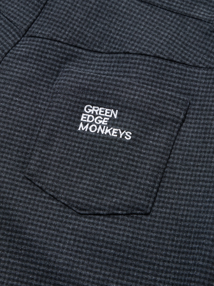 【GREEN EDGE MONKEYS】WOMAN ギンガムチェック ショートパンツ ブラック(ZZGEM-60365001)