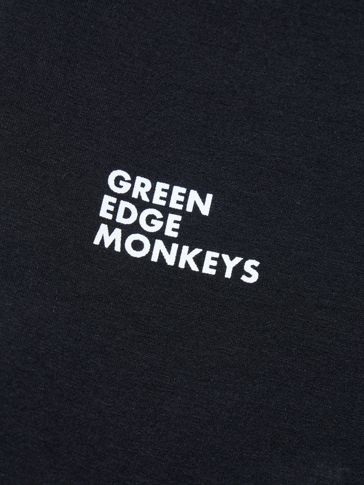 【GREEN EDGE MONKEYS】コットンストレッチ ジョガーパンツ ブラック(ZZGEM-60365103)