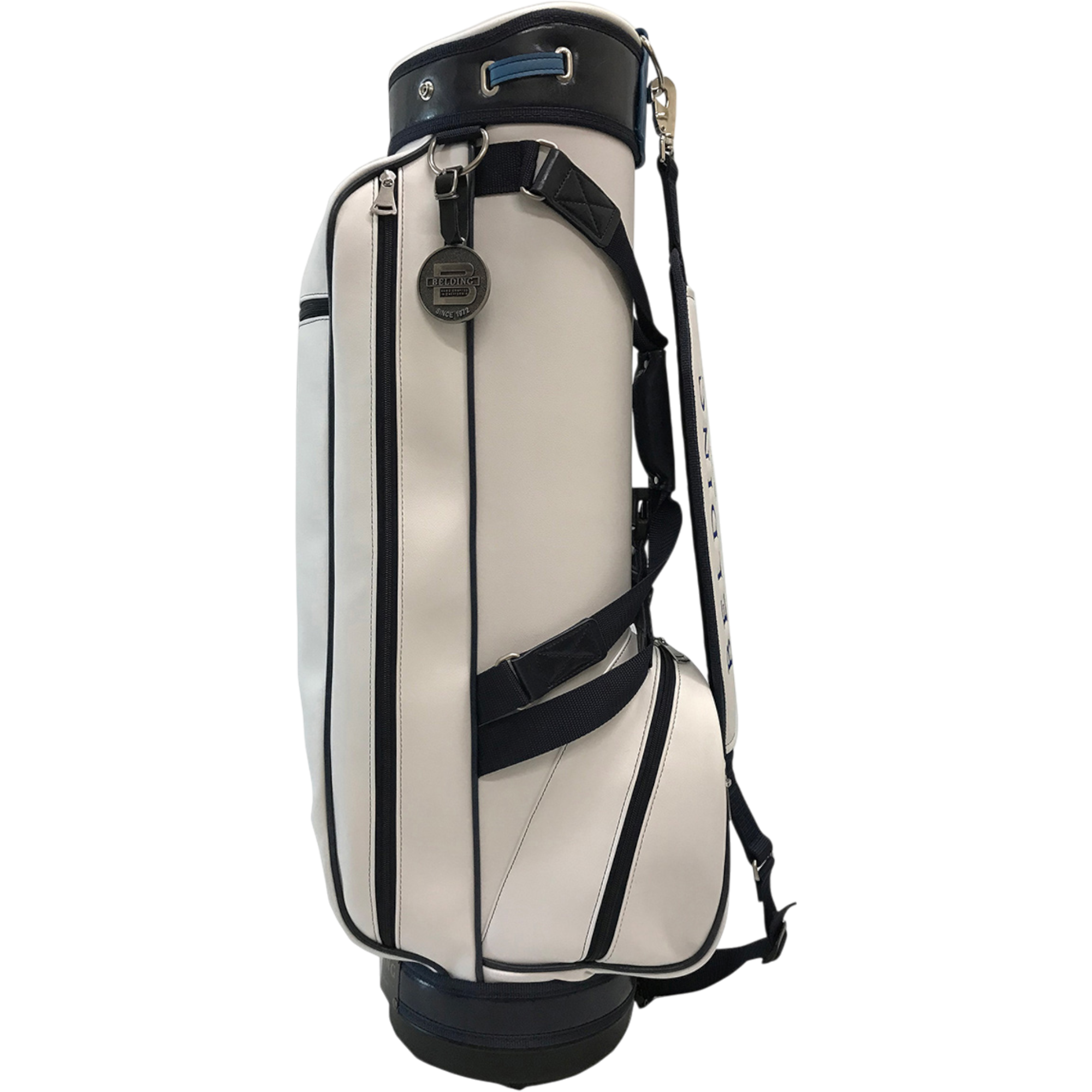 【BELDING】キャディバッグ 8.5インチ ブッシュワーカー RX(8.5インチ)ホワイト・エスプリ/マリーン・グレーズ   (model : HBCB-850148)