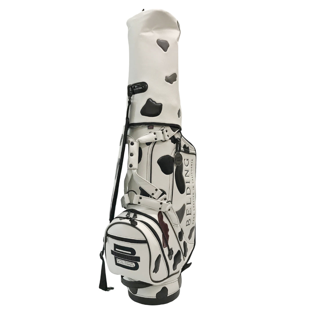【BELDING】キャディバッグ (8.5) XLスタッフバッグ・カウパッチ with ロゴ   (model : HBCB-850139)