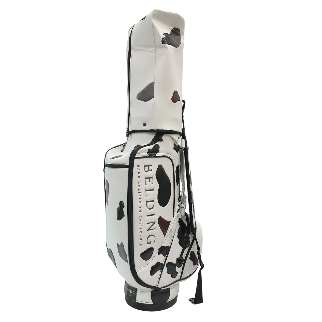 【BELDING】キャディバッグ (8.5) XLスタッフバッグ・カウパッチ with ロゴ   (model : HBCB-850139)