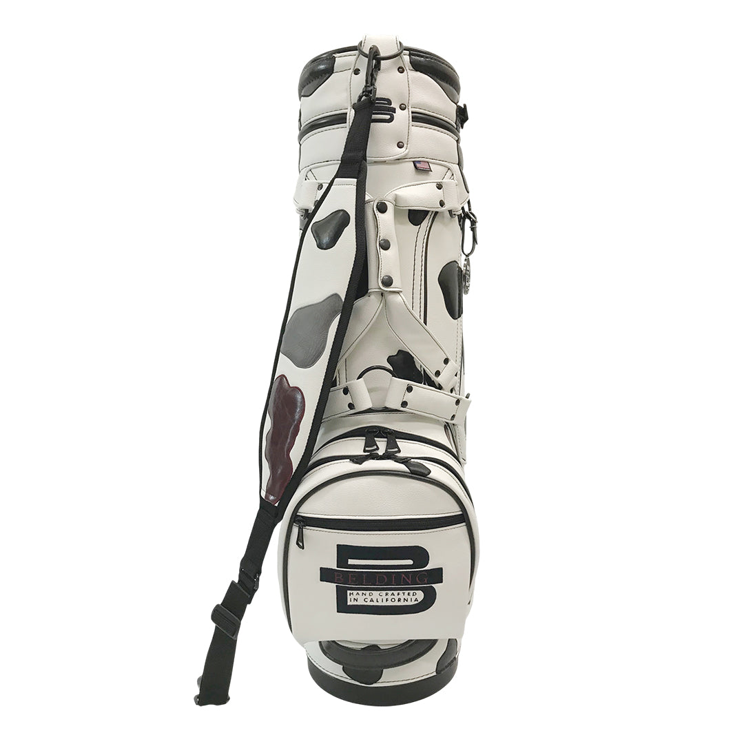 【BELDING】キャディバッグ (8.5) XLスタッフバッグ・カウパッチ with ロゴ   (model : HBCB-850139)