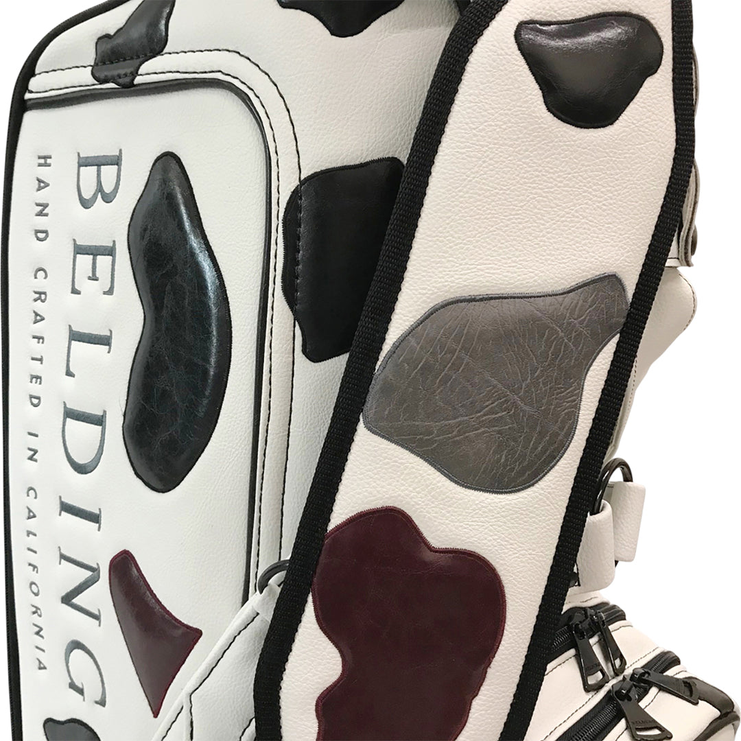 【BELDING】キャディバッグ (8.5) XLスタッフバッグ・カウパッチ with ロゴ   (model : HBCB-850139)