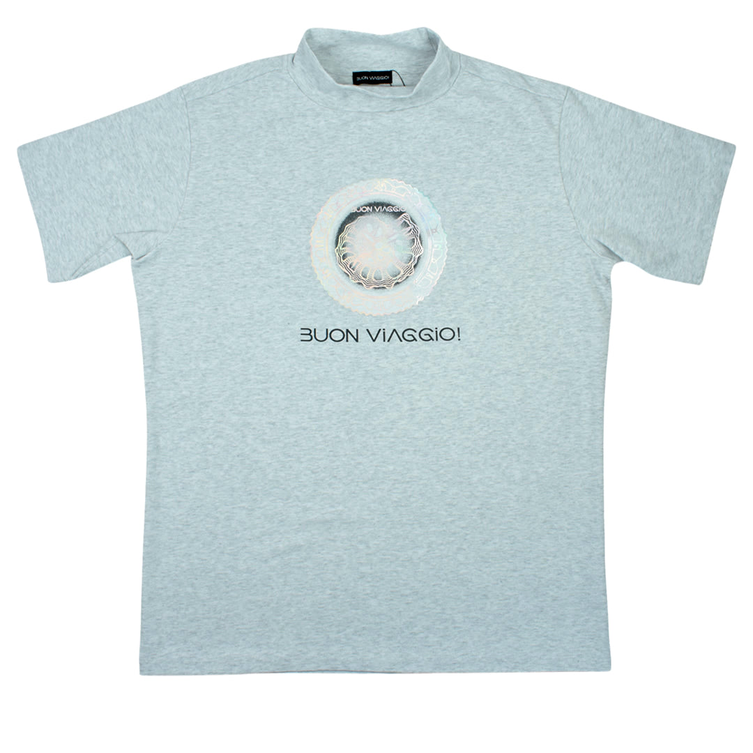 【BUON VIAGGIO】ボーンビアッジョ 半袖モックシャツ OFF WHITE (BOV-BV01M)