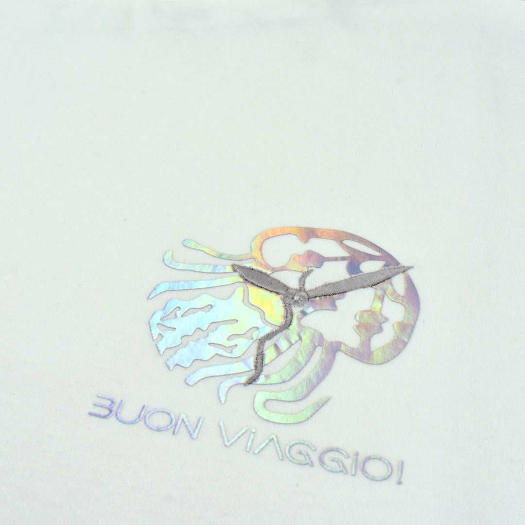 【BUON VIAGGIO】2025ss 본비아지오 반소매 목 셔츠 WHITE (BOV-BV02M-WHITE)