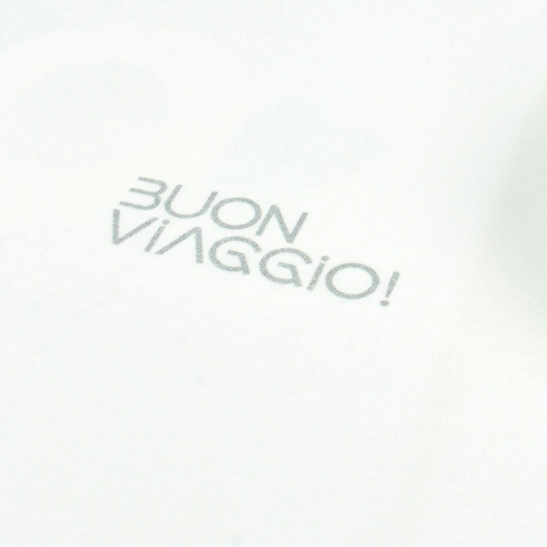 【BUON VIAGGIO】2025ss 본비아지오 반소매 T셔츠 WHITE (BOV-BV05-WHITE)