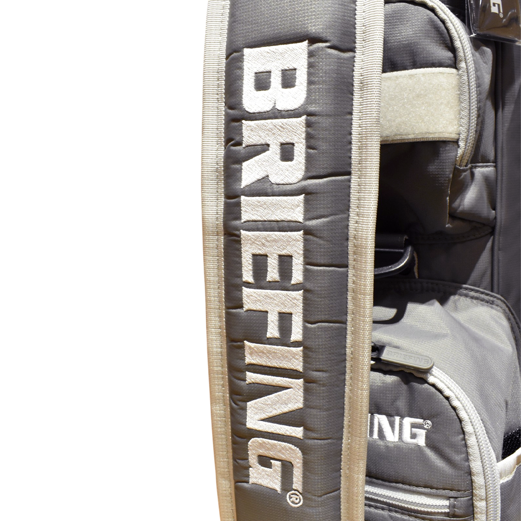 【BRIEFING】BRG251D01 キャディバッグ L.GRAY (BRF-BRG251D01)