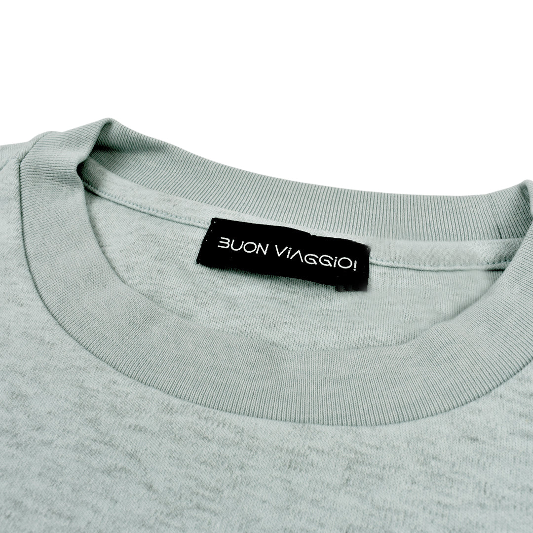 【BUON VIAGGIO】2025ss ボーンビアッジョ 半袖Tシャツ L.GREEN (BV-01-L.GREEN)