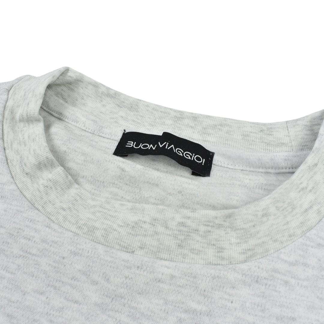 【BUON VIAGGIO】2025ss ボーンビアッジョ 半袖Tシャツ L.GREEN (BV-01-OFF WHITE)