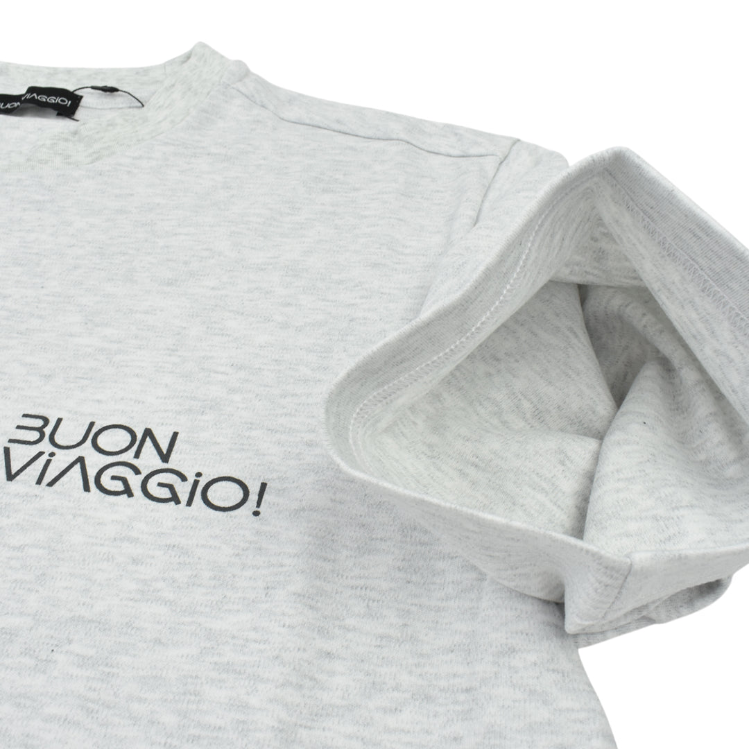 【BUON VIAGGIO】2025ss ボーンビアッジョ 半袖Tシャツ L.GREEN (BV-01-OFF WHITE)