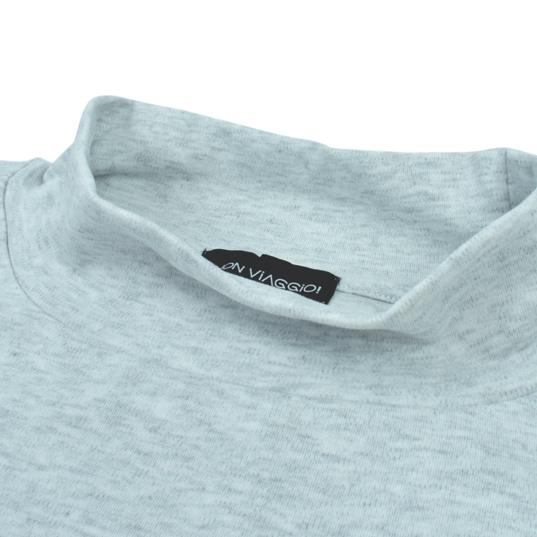 【BUON VIAGGIO】2025ss ボーンビアッジョ 半袖モックシャツ WHITE (BOV-BV01M-OFF WHITE)