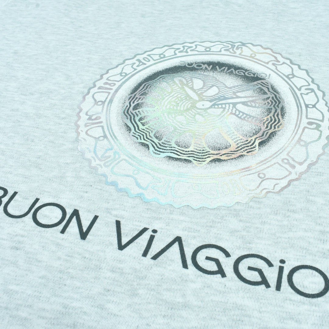 【BUON VIAGGIO】2025ss ボーンビアッジョ 半袖モックシャツ WHITE (BOV-BV01M-OFF WHITE)